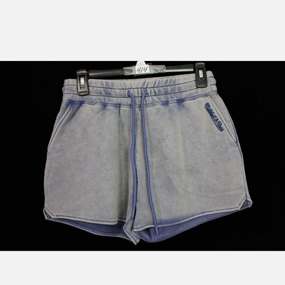 MITCHELL AND NESS WOMENS ESSENTIALS BRANDED SHORTS SMALL  $50 MSRP NWT - Picture 1 of 8